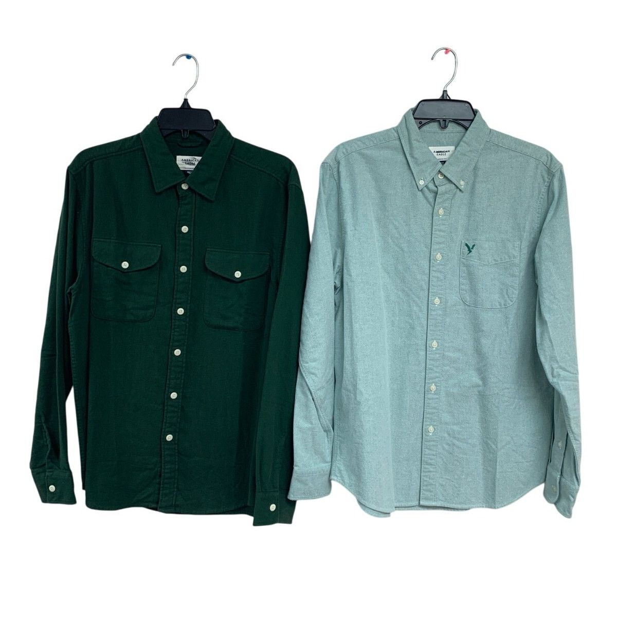 American Eagle Outfitters 2 New American Eagle Mens Medium Button Up Collared Shirts Size US M / EU 48-50 / 2 - 1 Thumbnail