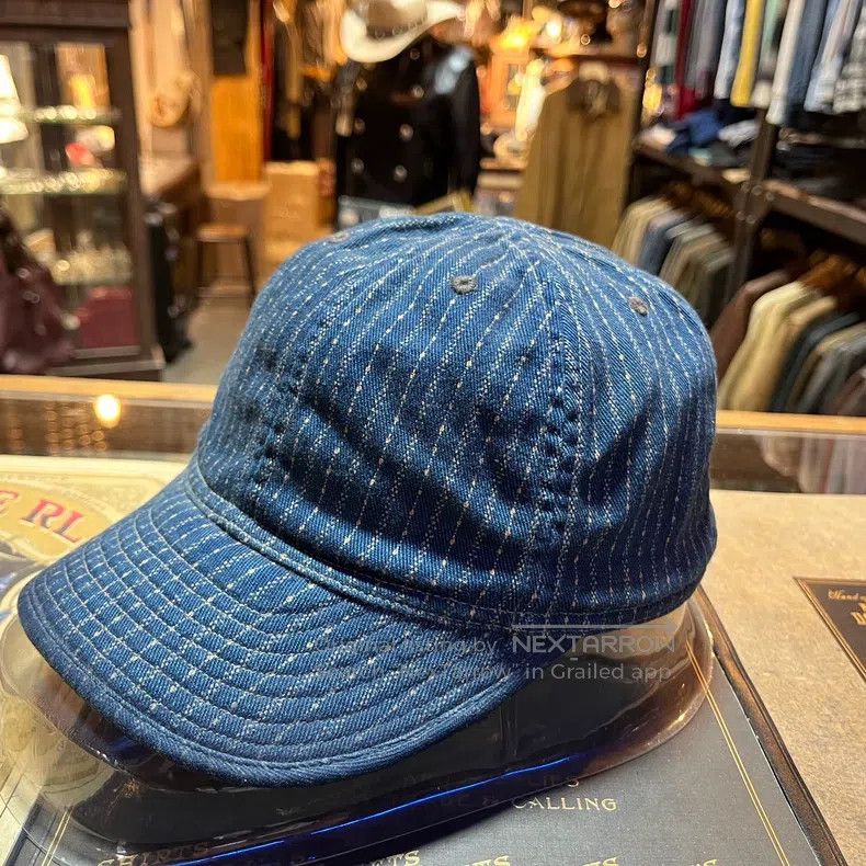 RRL Ralph Lauren RRL Ralph Lauren Indigo Dyed Work Cap Size ONE SIZE - 3 Thumbnail
