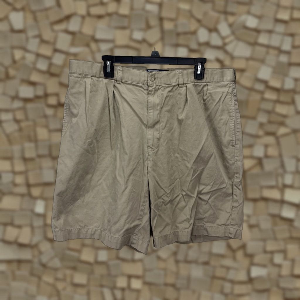 Polo Ralph Lauren VINTAGE Polo Ralph Lauren Shorts Men’s 38 Cotton Pleated Chino Khaki Logo 90s Casual Size US M / EU 48-50 / 2 - 1 Thumbnail