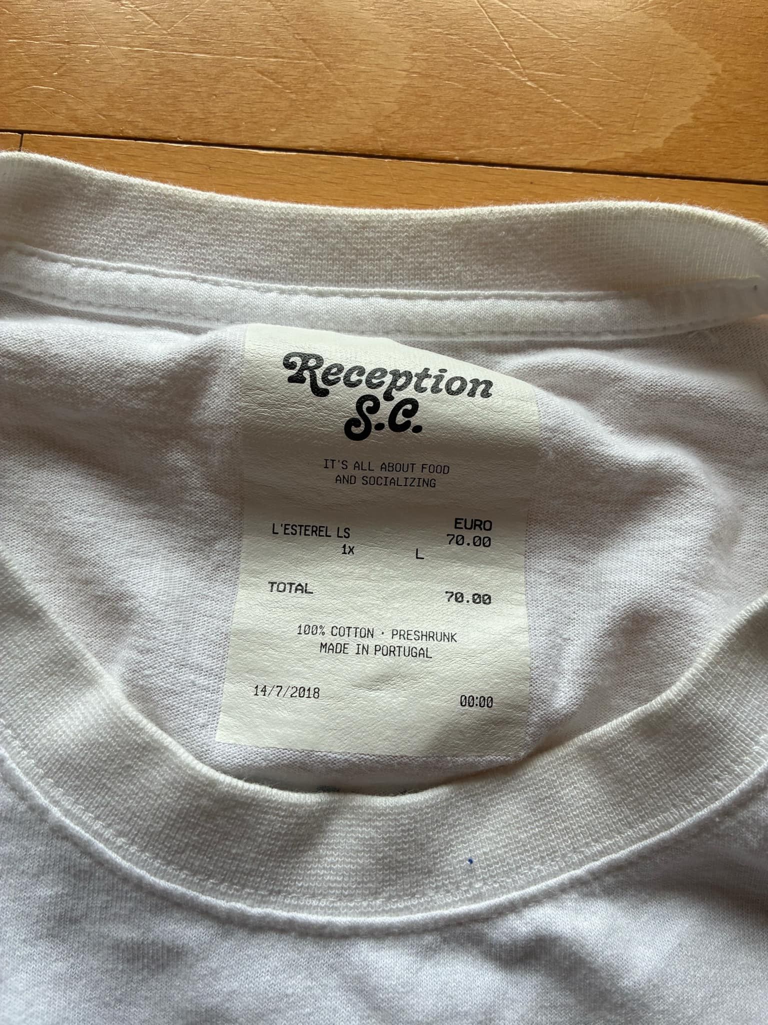 Other Reception tee Size US L / EU 52-54 / 3 - 3 Thumbnail