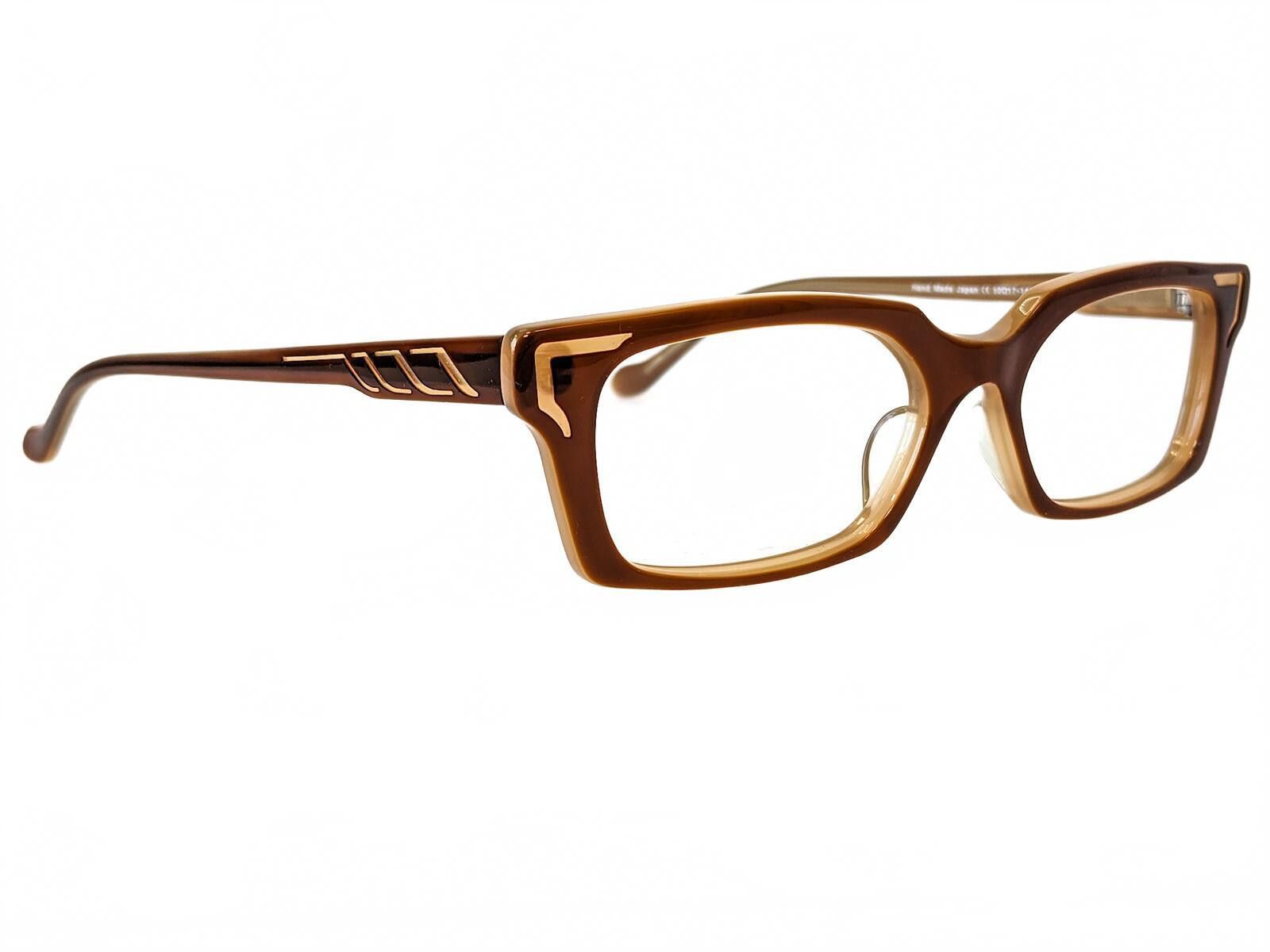 Other Morgenthal Frederics Dragonfly Eyeglasses Japan Amber Brown Size ONE SIZE - 3 Thumbnail