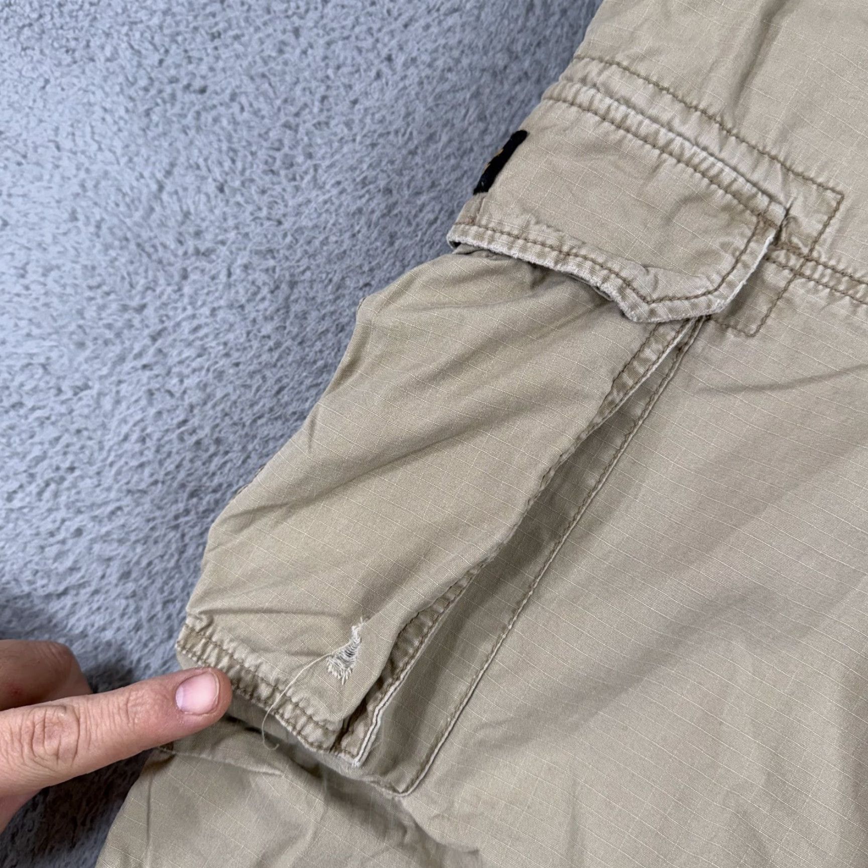 Polo Ralph Lauren VTG Polo Ralph Lauren Cargo Pants Mens 34x32 Beige Cotton 1967 Army 90s Military Utility Jeans Co Surplus Division Mens Size US S / EU 44-46 / 1 - 5 Thumbnail