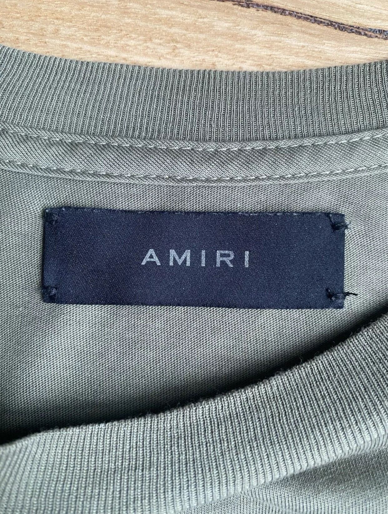 Amiri Amiri Core Logo T-Shirt Military Green Size M Size US M / EU 48-50 / 2 - 3 Thumbnail