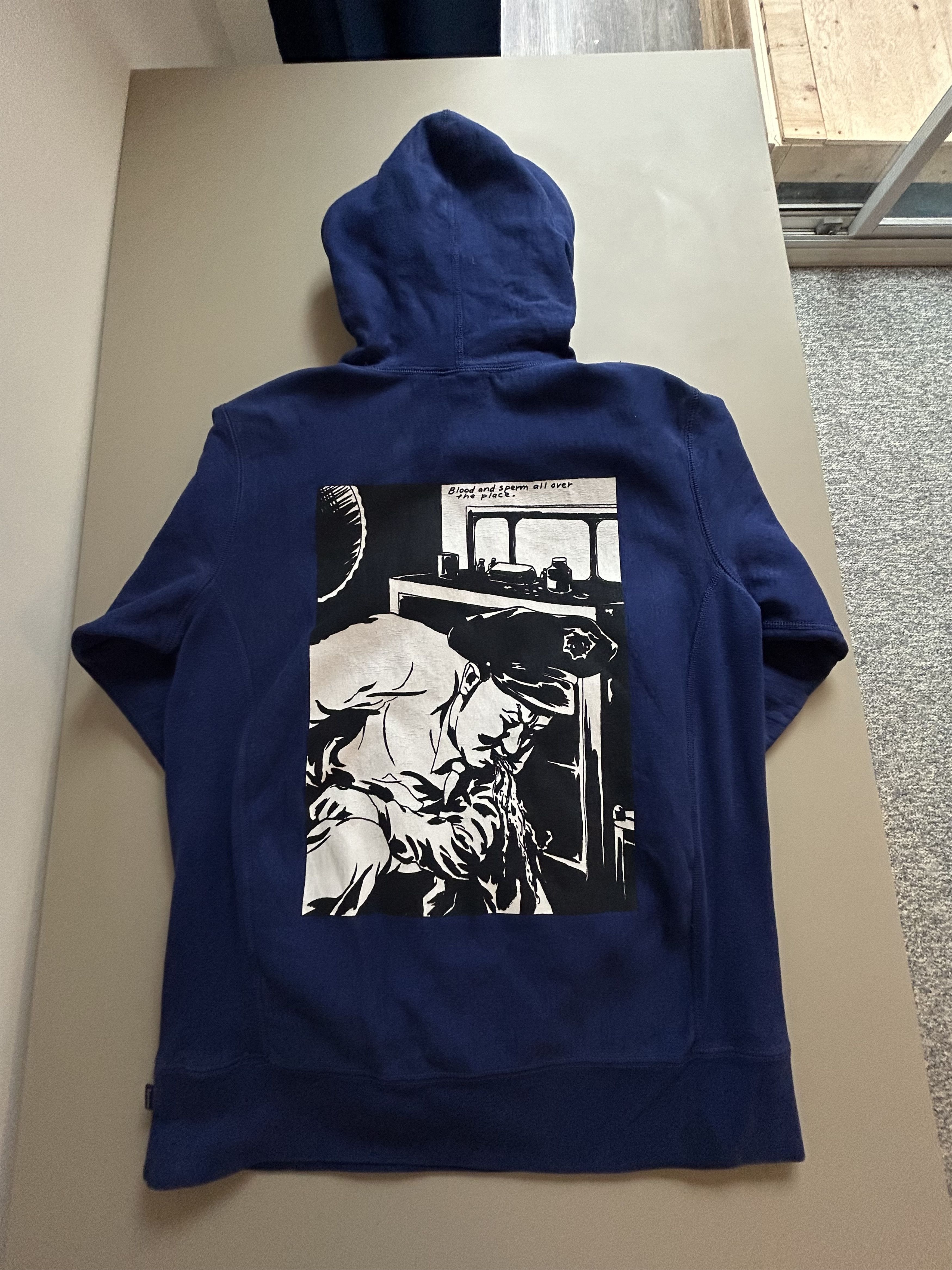 Supreme Supreme Raymond Pettibon Blood and Sperm Hoodie | Grailed