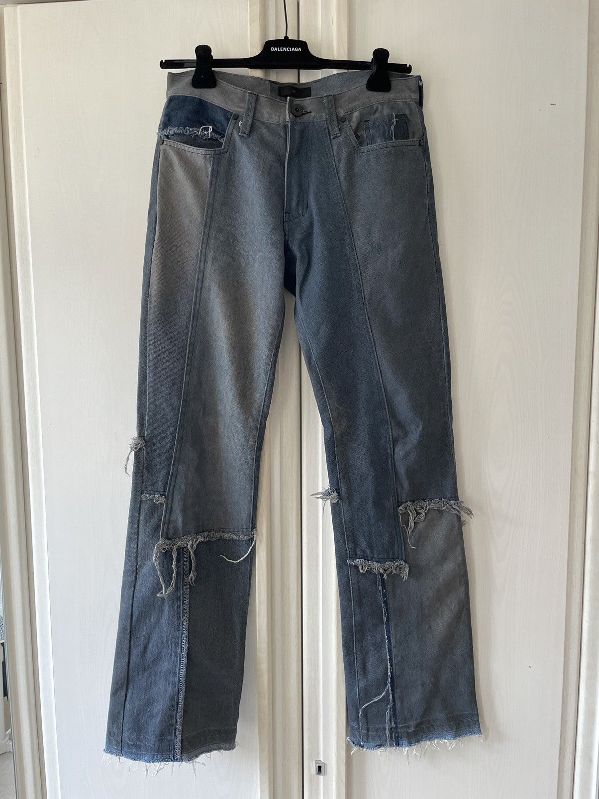 Japanese Brand Vintage Reconstructed Denim Oil Size 30 Size US 30 / EU 46 - 2 Thumbnail