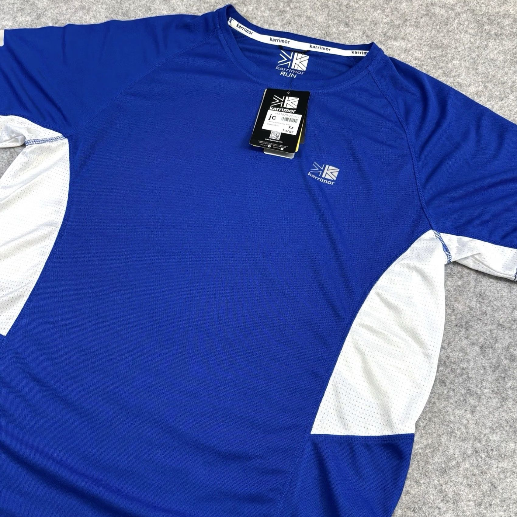 Karrimor Karrimor Run T Shirt XXL 2XL Classic Blue / White Mens New With Defect Size US XXL / EU 58 / 5 - 3 Thumbnail