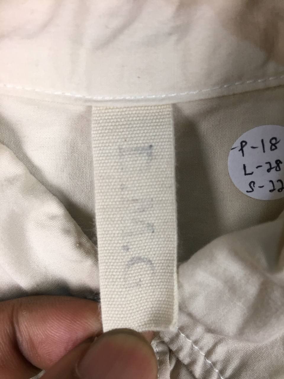 Japanese Brand D.M.G Domingo Made in Japan Cream Button Up Shirt Size US S / EU 44-46 / 1 - 13 Thumbnail