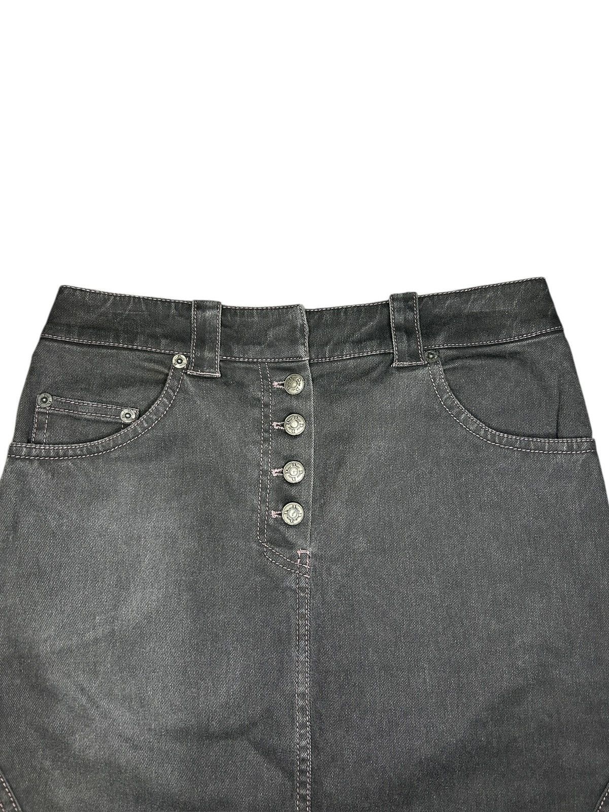 Dior S/S 03 Dior by Galliano Denim Skirt Size 26" / US 2 / IT 38 - 5 Thumbnail