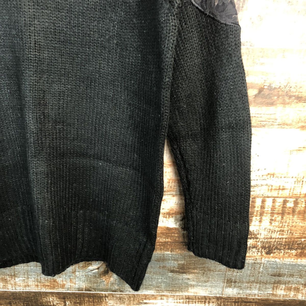 Homespun Knitwear × Japanese Brand × Vintage Philler Black vintage Knitwear #A1295 Size L / US 10 / IT 46 - 8 Thumbnail