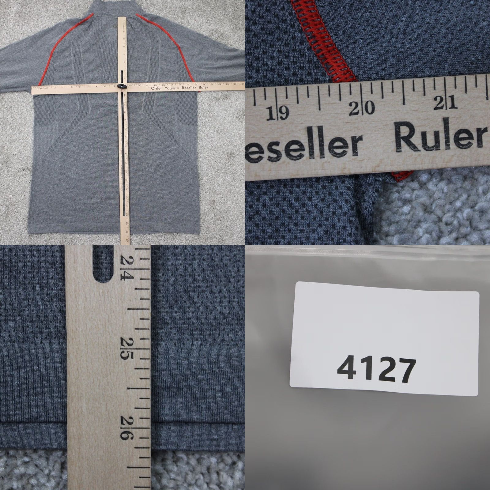 Lululemon Lululemon Metal Tech Sweatshirt Mens Large Gray 1/4 Zip Long Sleeve Pullover Size US L / EU 52-54 / 3 - 9 Thumbnail