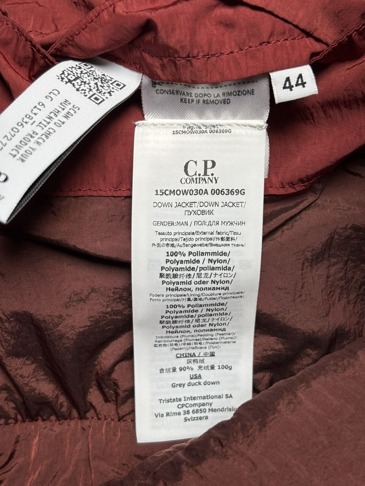 C.P. Company Sleeveless down jacket C.P Company burgundy size 44 size XS Size US XS / EU 42 / 0 - 12 Thumbnail