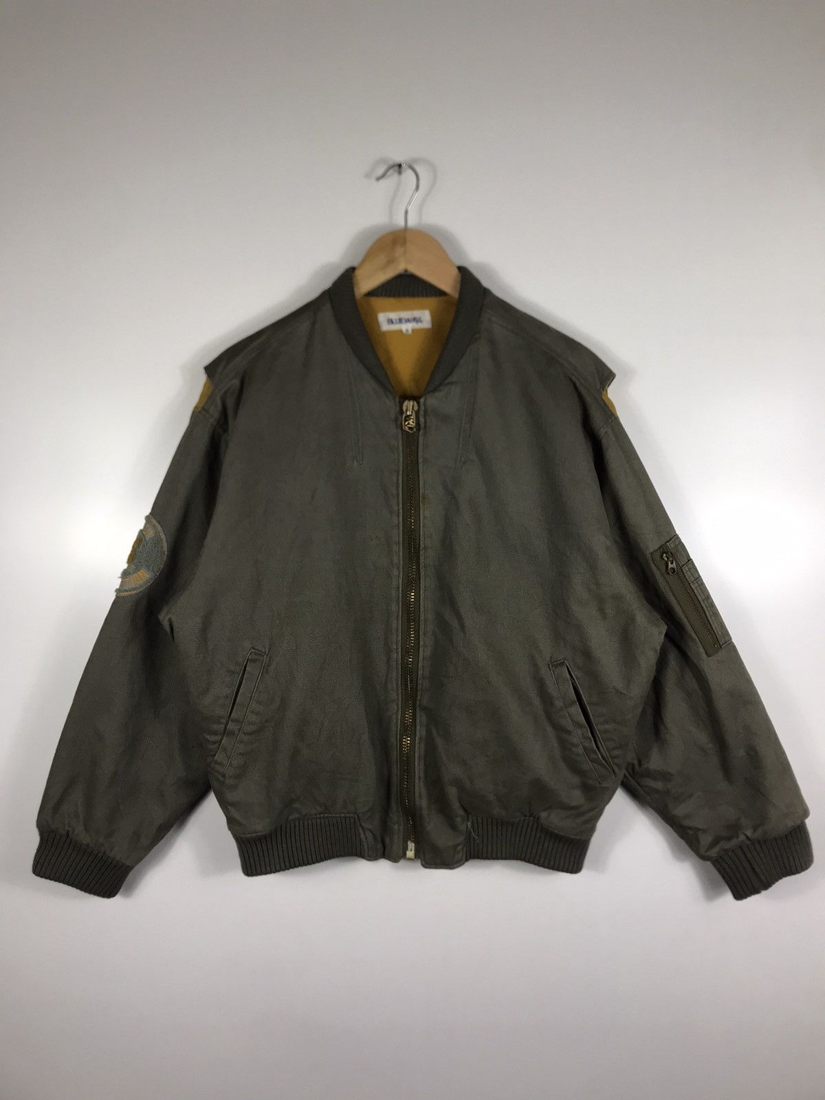 Blue Blue Japan × Japanese Brand ⚡️Vintage Blue Way Clothing.Co Bomber Jacket Size US S / EU 44-46 / 1 - 2 Thumbnail
