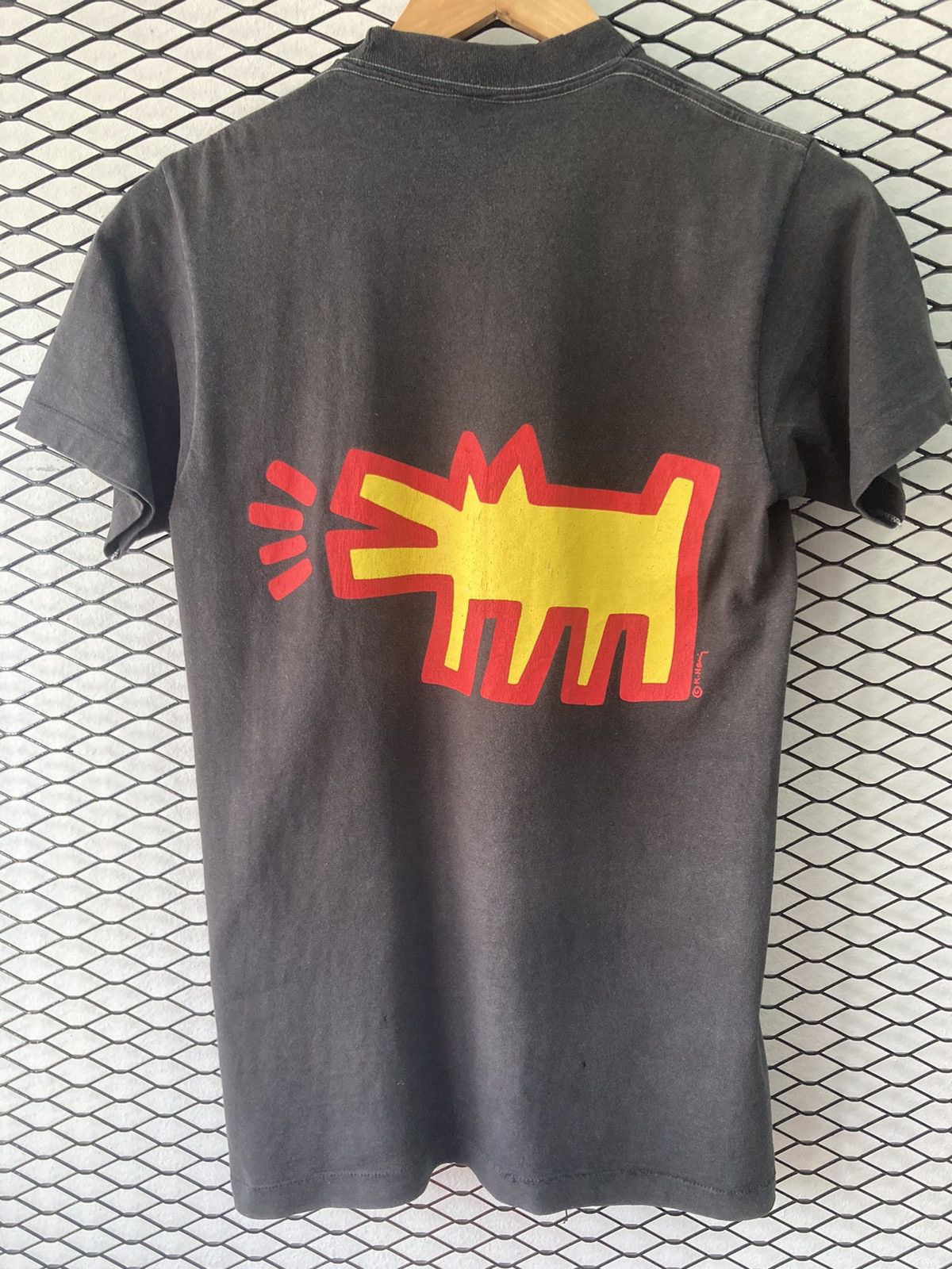 Anvil × Keith Haring × Vintage Vintage 80's Keith Haring tee Size US S / EU 44-46 / 1 - 4 Thumbnail