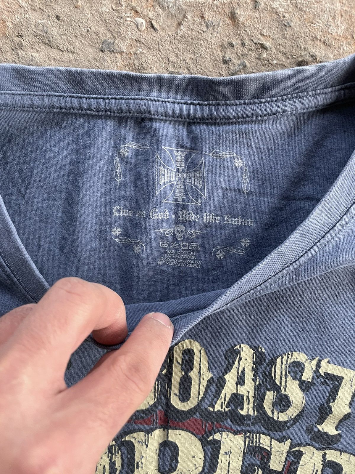 Vintage VINTAGE T-SHIRT WEST COST CHOPPERS el diablo motorcycle Size US XL / EU 56 / 4 - 6 Thumbnail