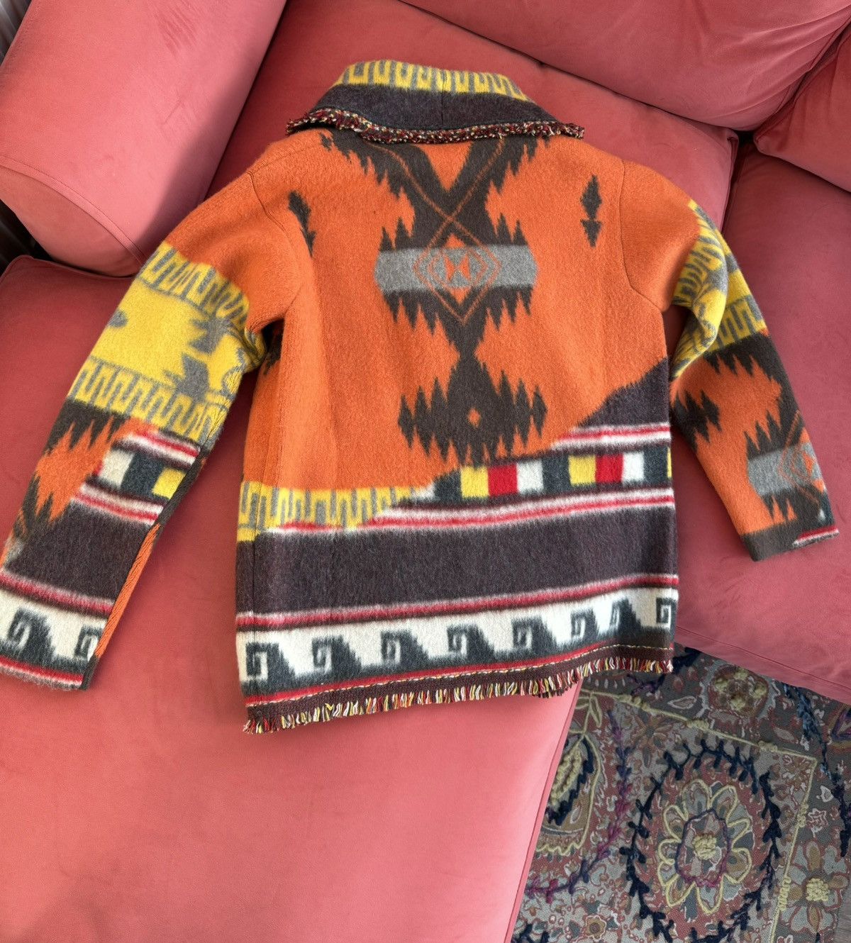 Alanui Alanui cashmere orange, brown, yellow, size M Size US M / EU 48-50 / 2 - 7 Thumbnail