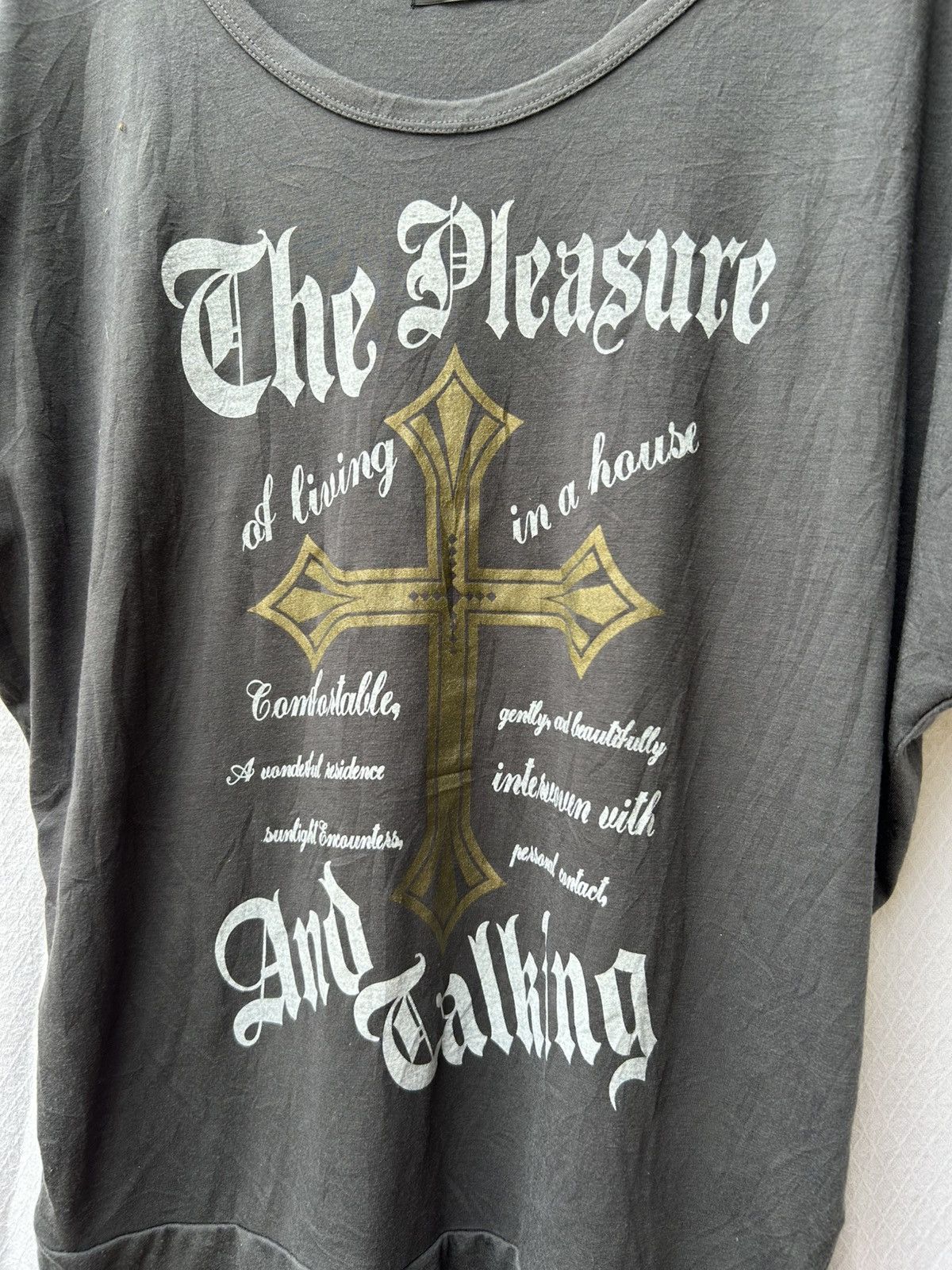 Japanese Brand Anna Alice Seditionaries Crosses Poem Shirt Size US L / EU 52-54 / 3 - 3 Thumbnail