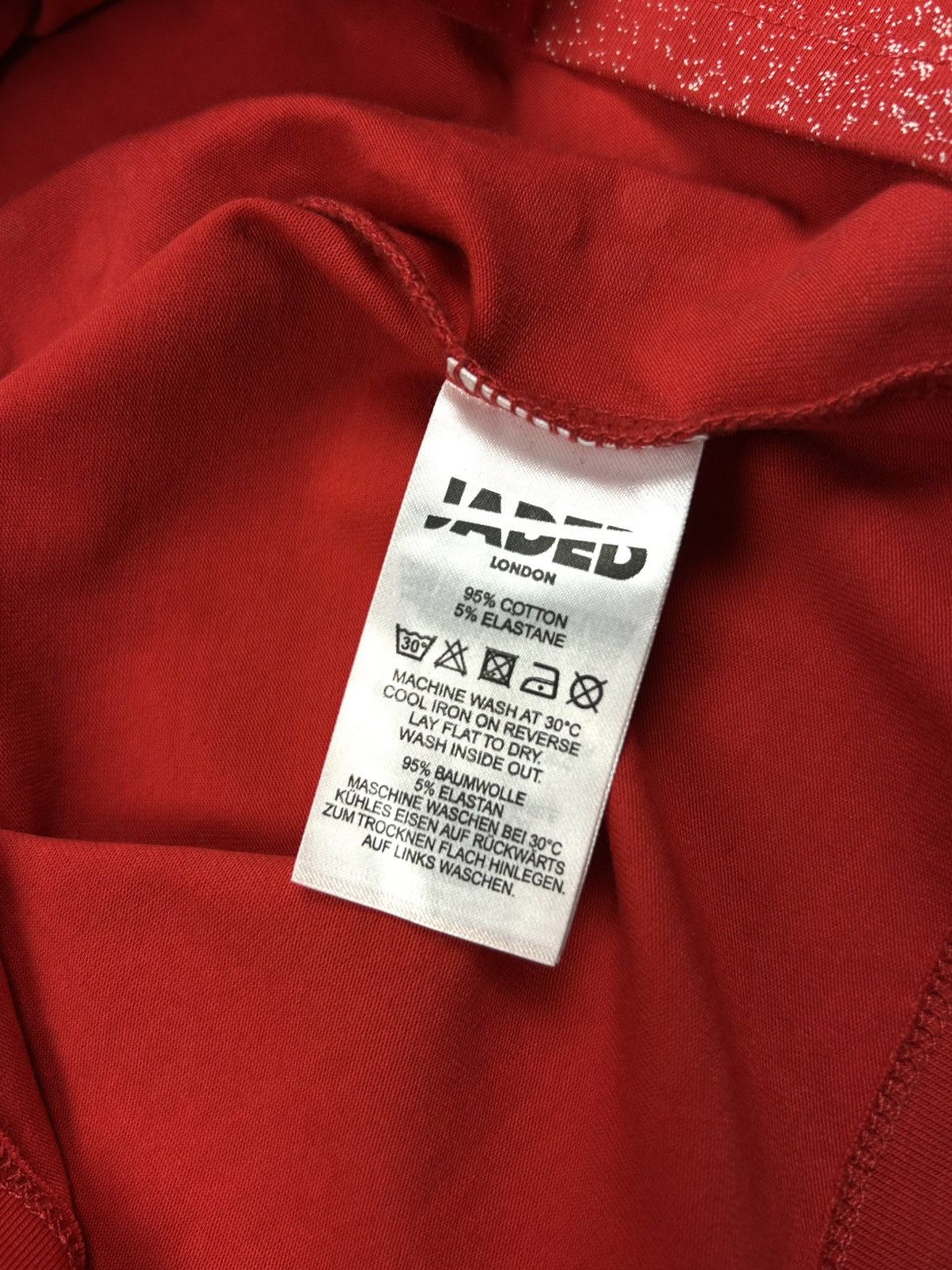 Jaded London JADED LONDON Y2K RETINA RED DIAMANTE EYE TANK TOP T-SHIRT Size S / US 4 / IT 40 - 9 Thumbnail