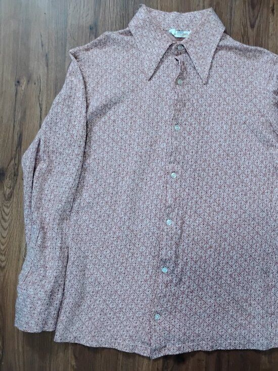 Other Vintage Grodin's California Tiles Dagger Collar Shirt Size US M / EU 48-50 / 2 - 2 Thumbnail
