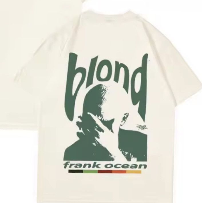 Japanese Brand Streetwear Vintage Rapper Frank Beige Short Sleeve T-Shirt Size US S / EU 44-46 / 1 - 3 Thumbnail