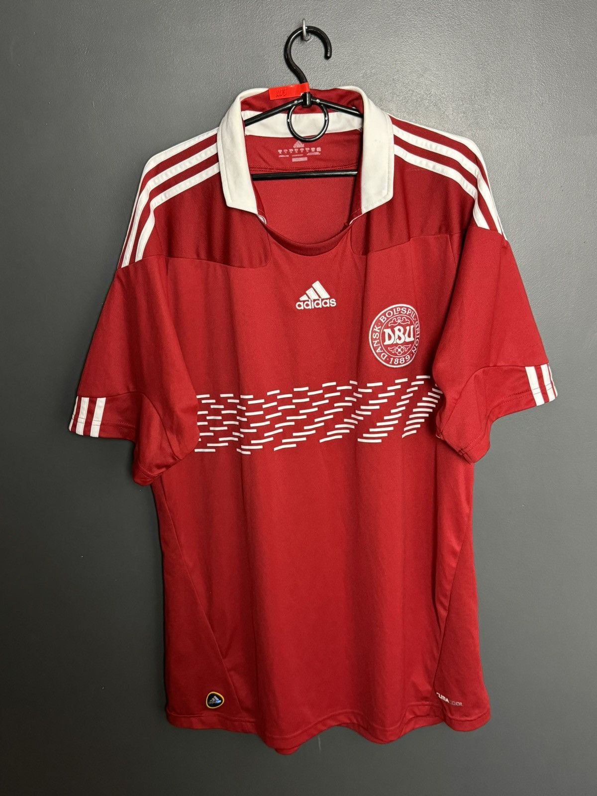 Adidas Denmark National Team 10/11 Home Football Jersey T-Shirt Size US XL / EU 56 / 4 - 1 Thumbnail
