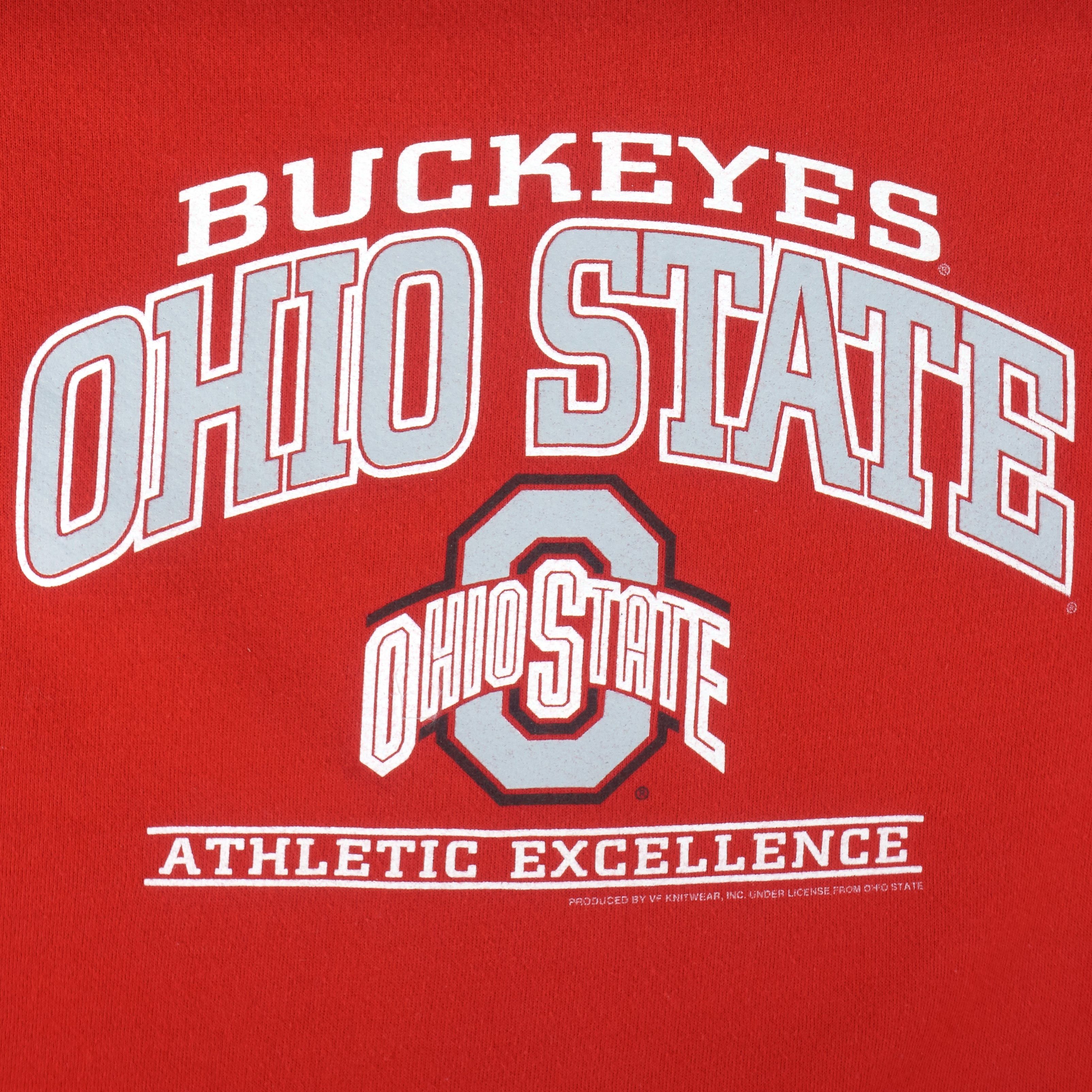 Lee NCAA - Ohio State Buckeyes Crew Neck Sweatshirt 1990s Size US L / EU 52-54 / 3 - 3 Thumbnail