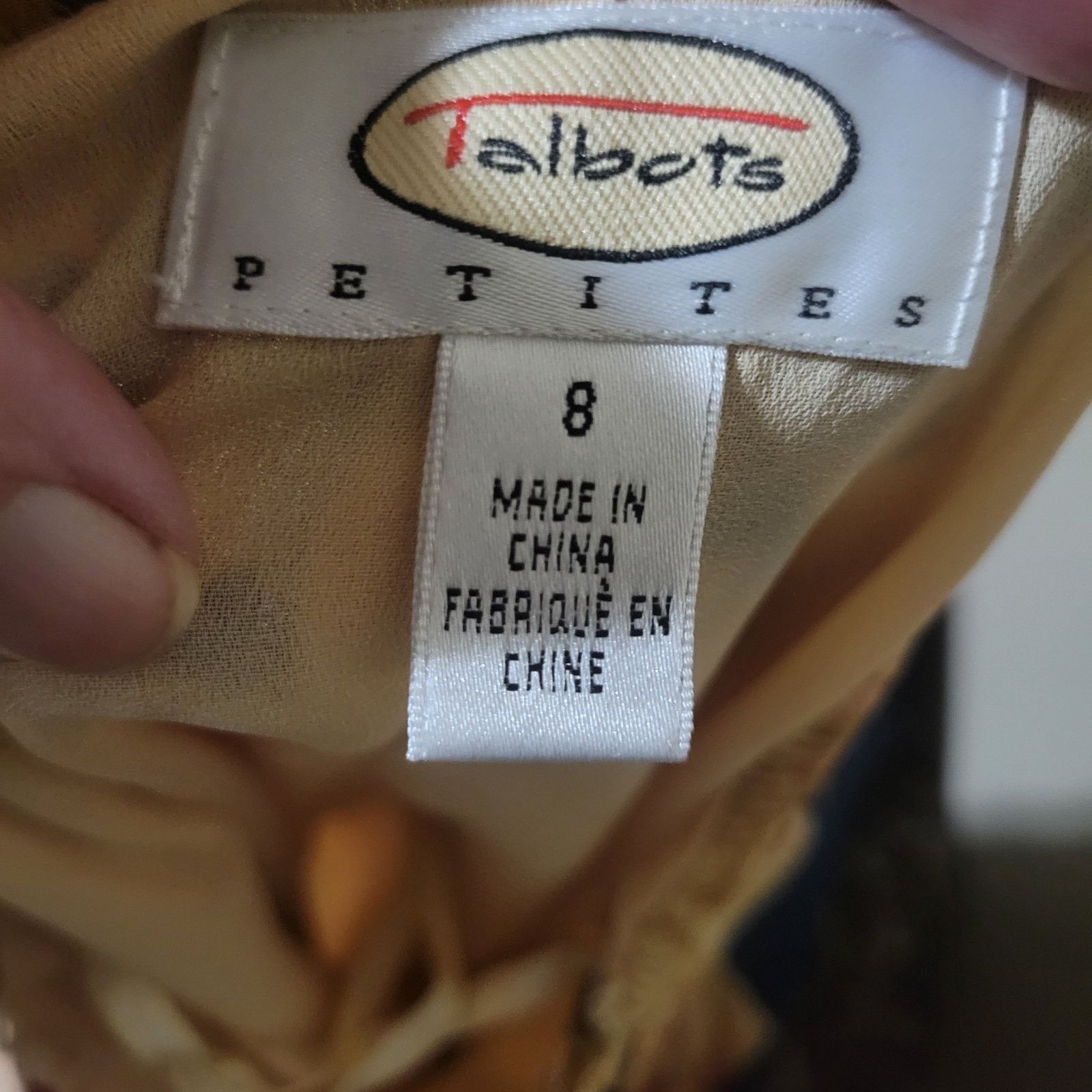 & Other Stories VTG Y2K Talbots Midi Skirt 100% Silk Leaf/Animal Print Sz 8p Size 30" / US 8 / IT 44 - 8 Thumbnail