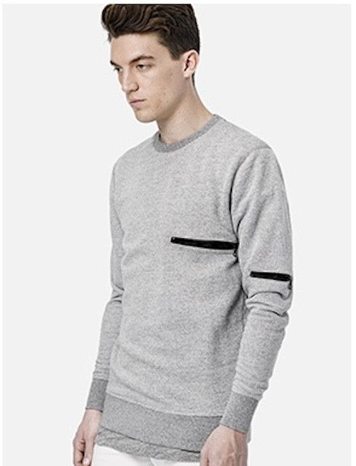John Elliott Clash Crewneck Sweatshirt - Size Small (JE Size 1) Size US S / EU 44-46 / 1 - 2 Thumbnail