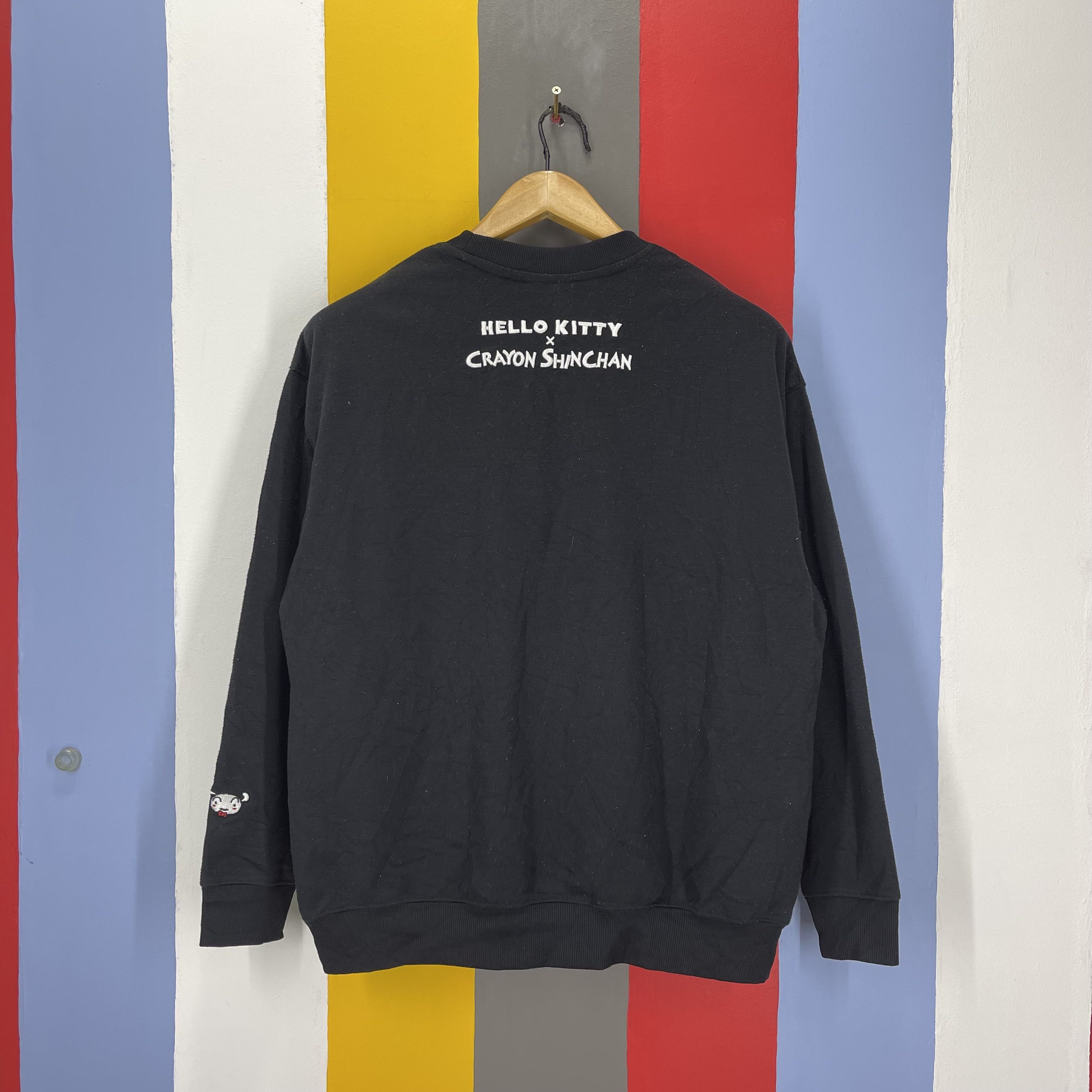 Anime HELLO KITTY x CRAYON SHIN CHAN Crew Neck Sweatshirt #1437/AX Size US M / EU 48-50 / 2 - 1 Thumbnail