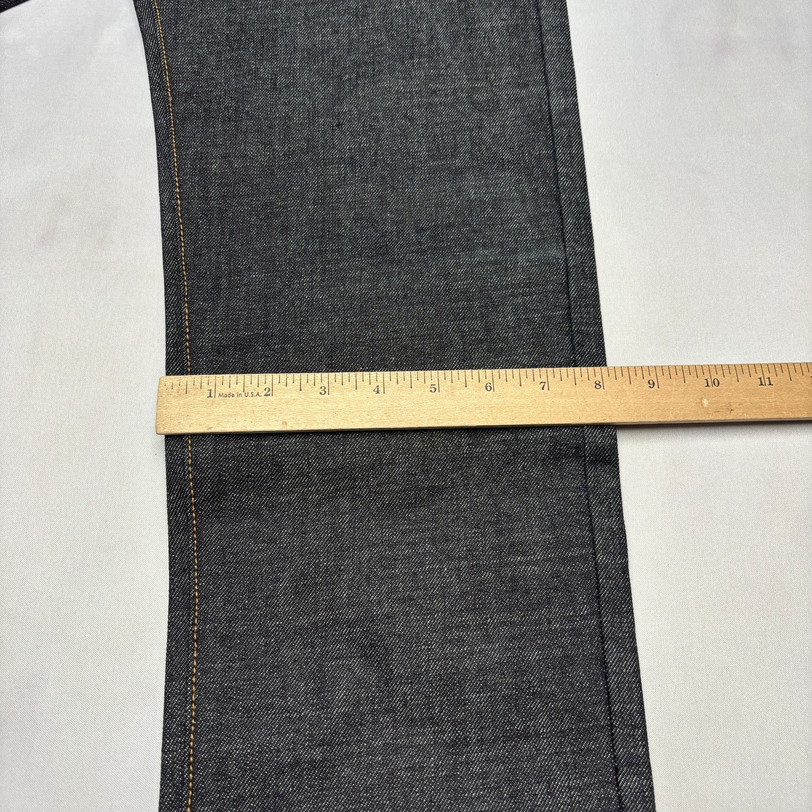 Sid Mashburn $295 Sid Mashburn Japanese Selvedge Rigid Denim 34x32 Jeans Size US 34 / EU 50 - 11 Thumbnail