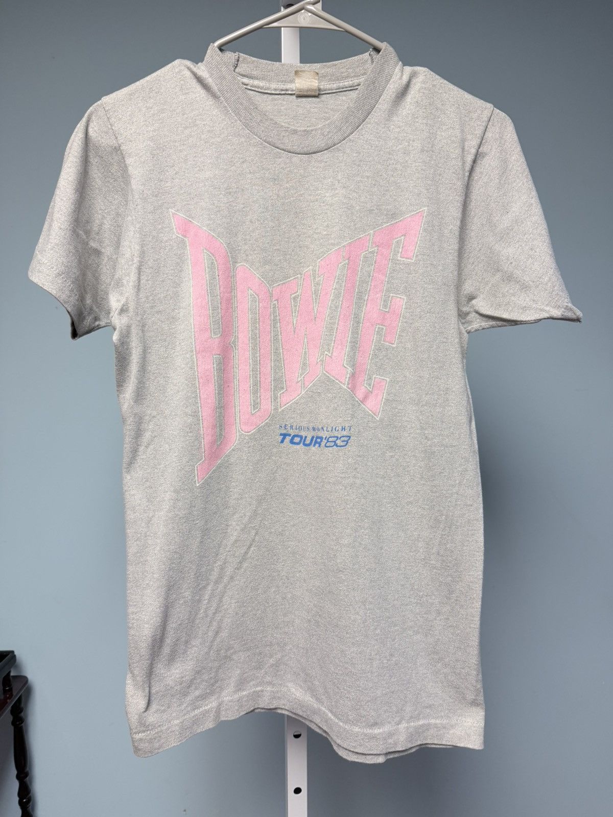 Band Tees David Bowie 1983 Serious Moonlight Tour Vintage Band Tee Size US XS / EU 42 / 0 - 1 Thumbnail