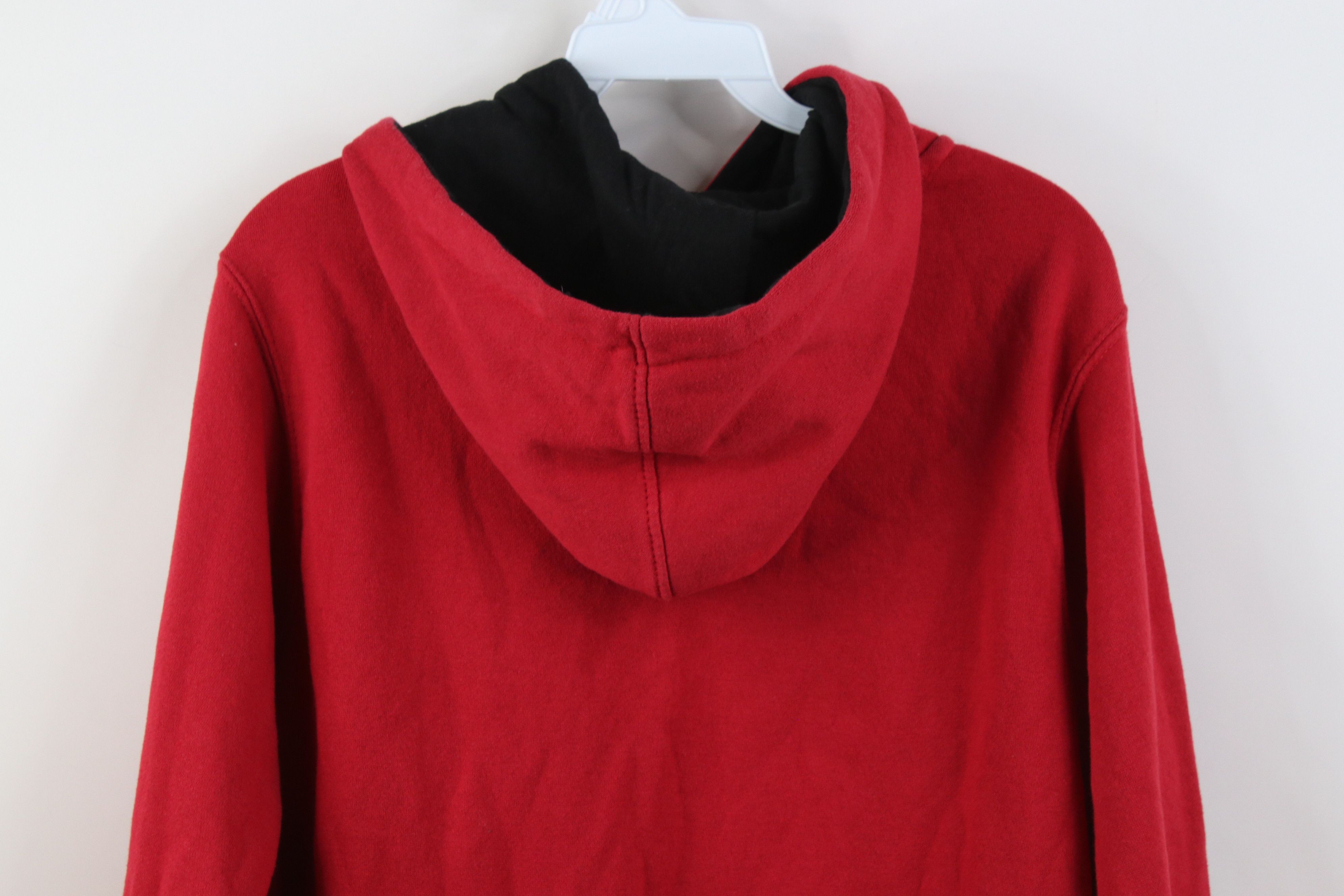 Vintage Vintage Y2K Streetwear Blend Blank Hoodie Sweatshirt Red Size US L / EU 52-54 / 3 - 12 Thumbnail