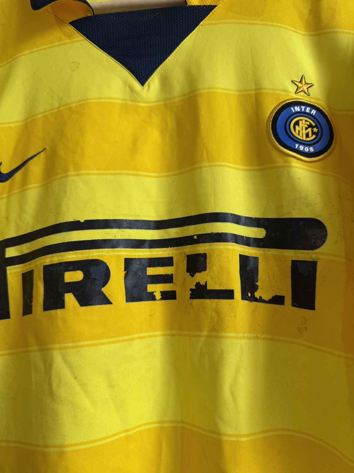 Nike × Vintage 90s Nike FC Inter Medional Football Soccer Vintage Jersey Size US XL / EU 56 / 4 - 3 Thumbnail