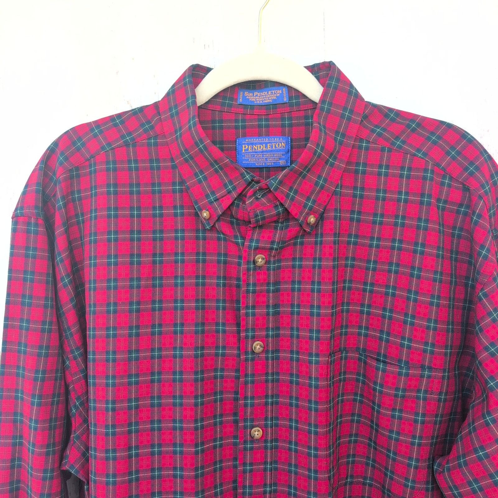 Pendleton Vtg Sir Pendleton 100% PureWool RuthvenTartan Plaid Men's XL Size US XL / EU 56 / 4 - 3 Thumbnail