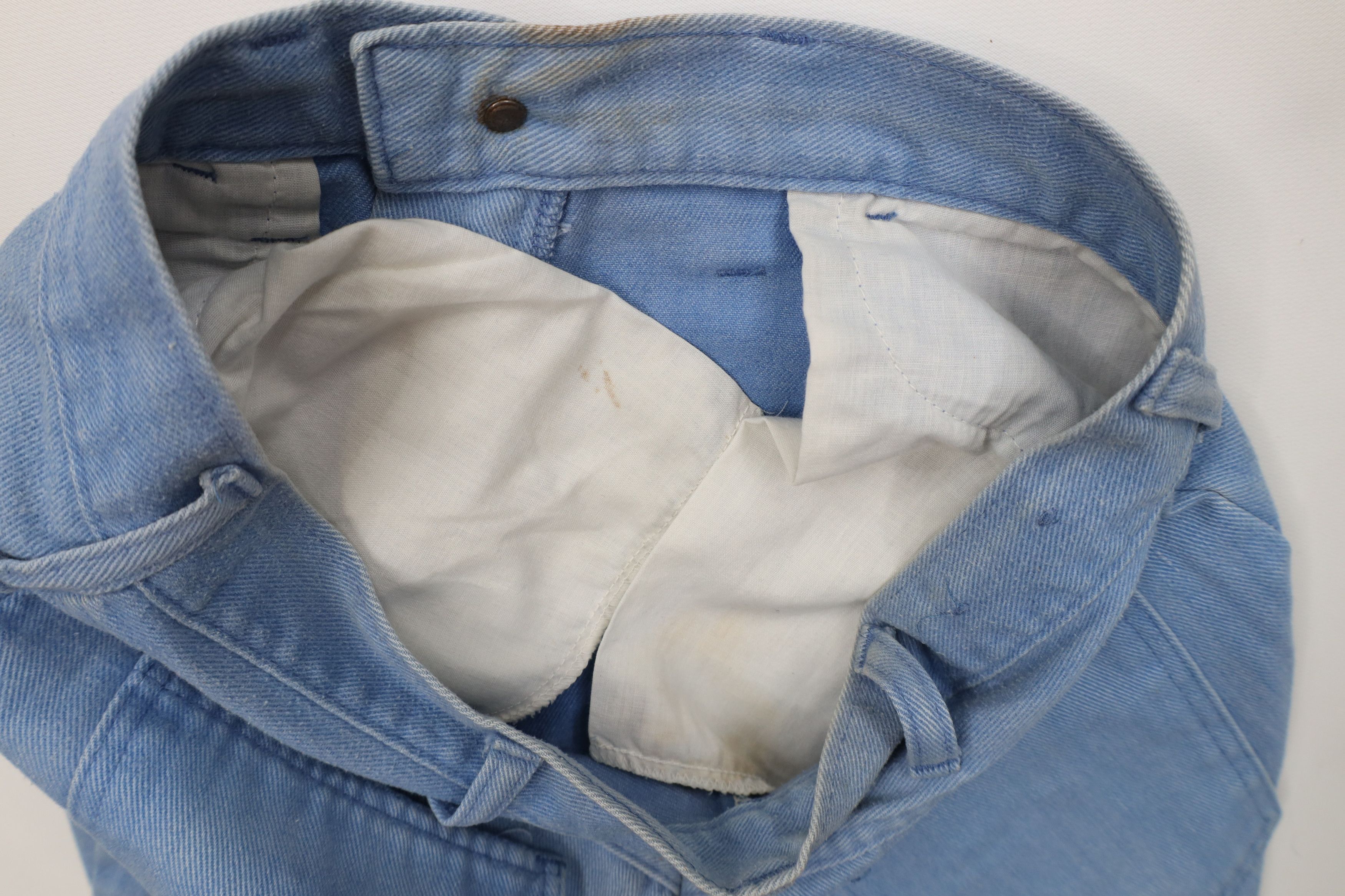 Vintage Vintage 70s Streetwear Denim Jean Short Shorts Blue USA Size US 28 / EU 44 - 10 Thumbnail