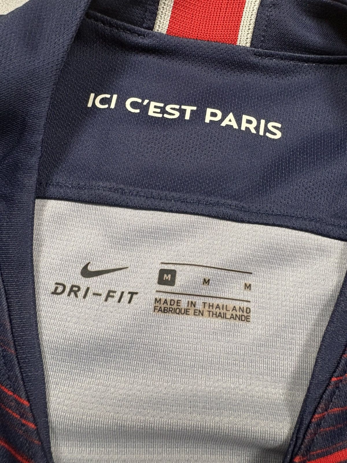 Nike Nike PSG Paris Saint-Germain 2018/19 Home Kit Soccer Jersey Size US M / EU 48-50 / 2 - 14 Thumbnail