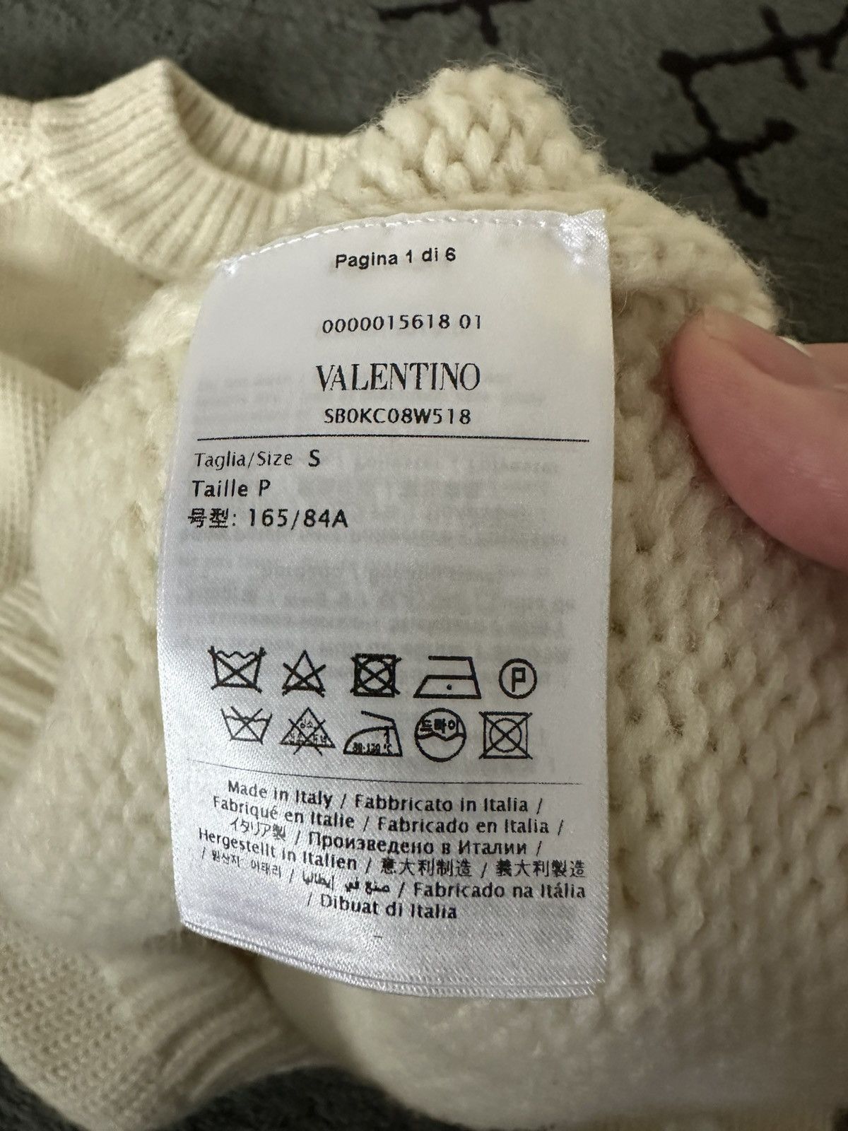 Undercover × Valentino Undercover x Valentino Fall 2017 Knit Sweater RARE Size US S / EU 44-46 / 1 - 7 Thumbnail