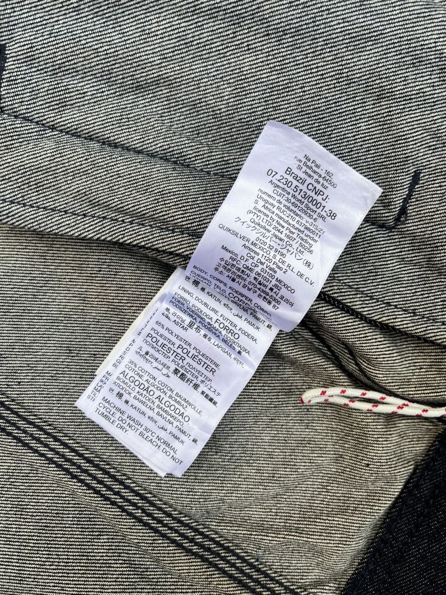 Quiksilver × Vintage VINTAGE RAW QUICKSILVER DENIM JACKET Size US XXS / EU 40 - 7 Thumbnail