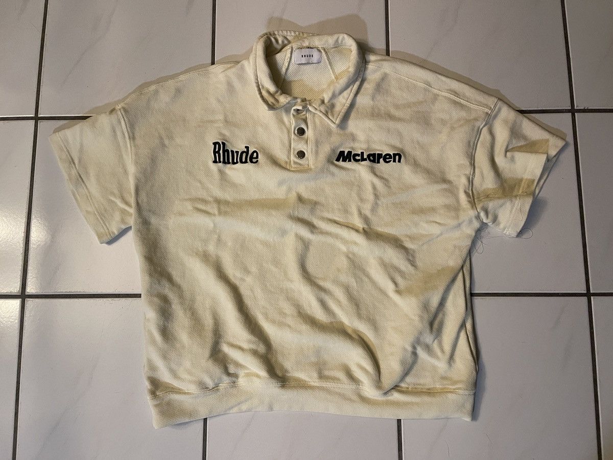 Rhude McLaren ポロシャツ クリーム色 Rhude Mclaren | Grailed