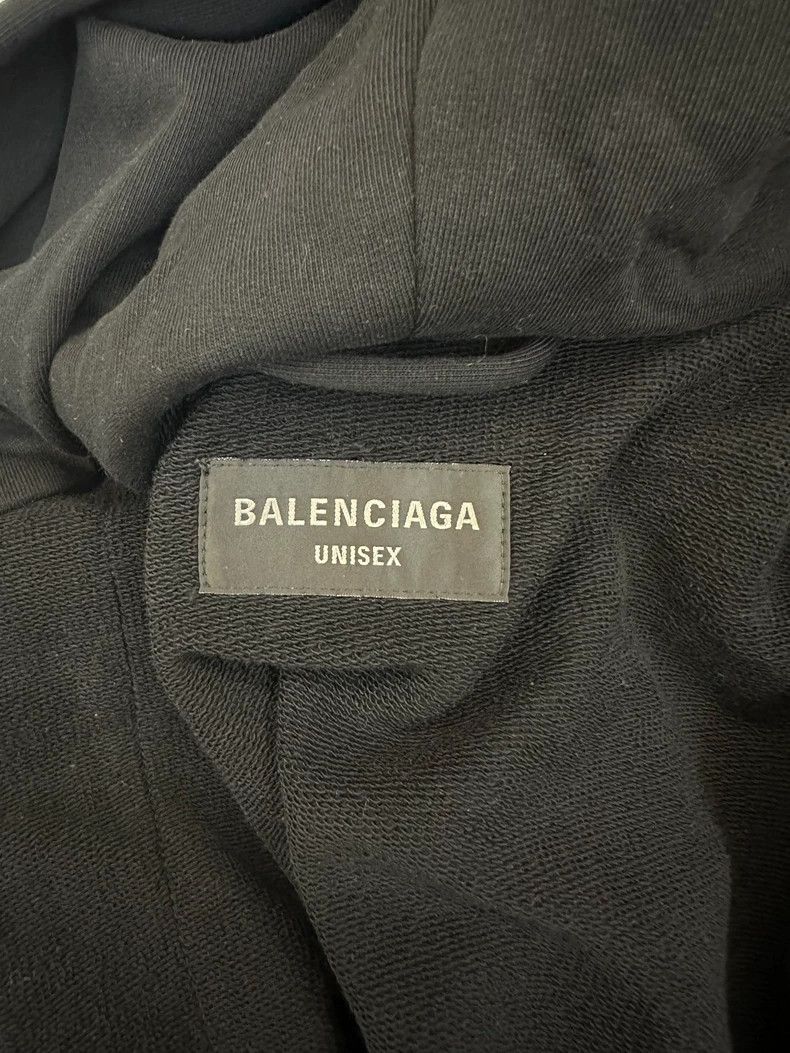 Balenciaga Balenciaga Embroidered Logo White Lines Fake Two-Piece Hoo Size US M / EU 48-50 / 2 - 7 Thumbnail