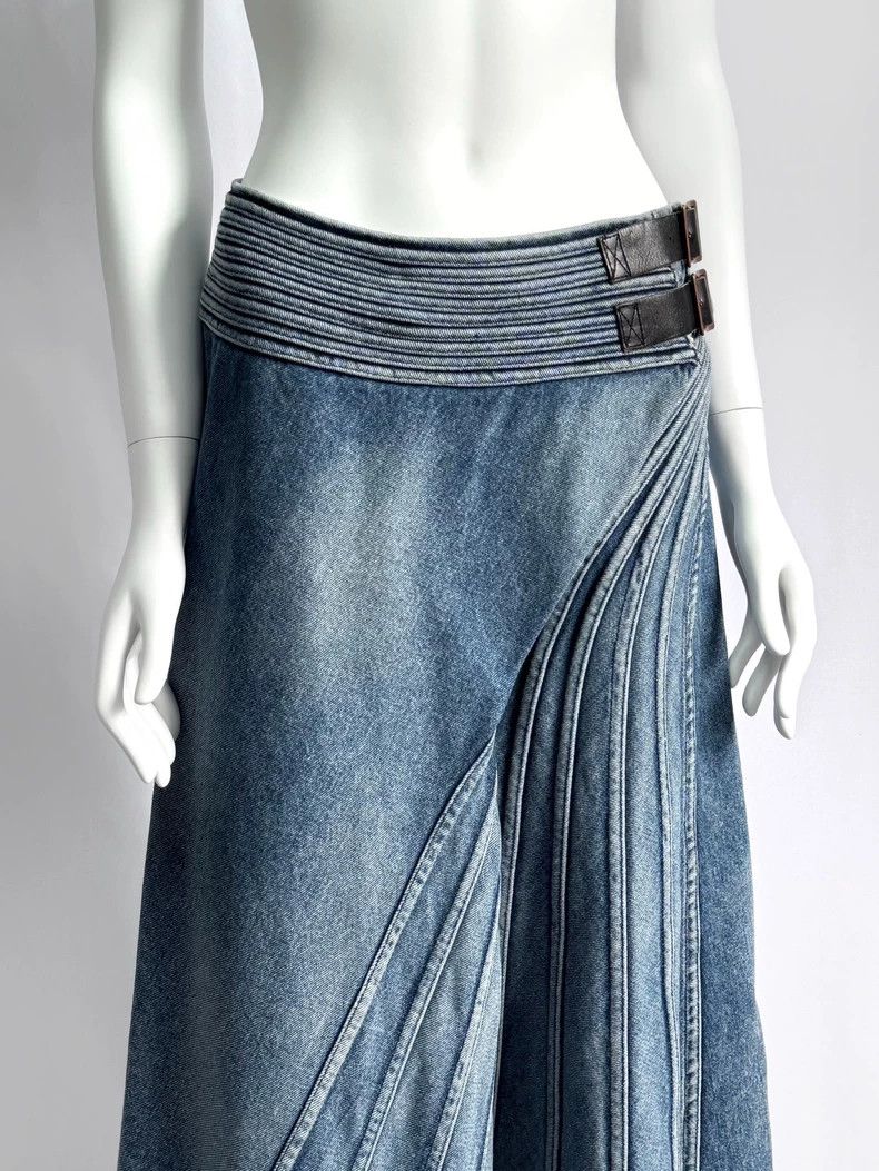 Junya Watanabe Junya watanabe size m denim Half Skirt Size 25" / US 0 / IT 36 - 3 Thumbnail