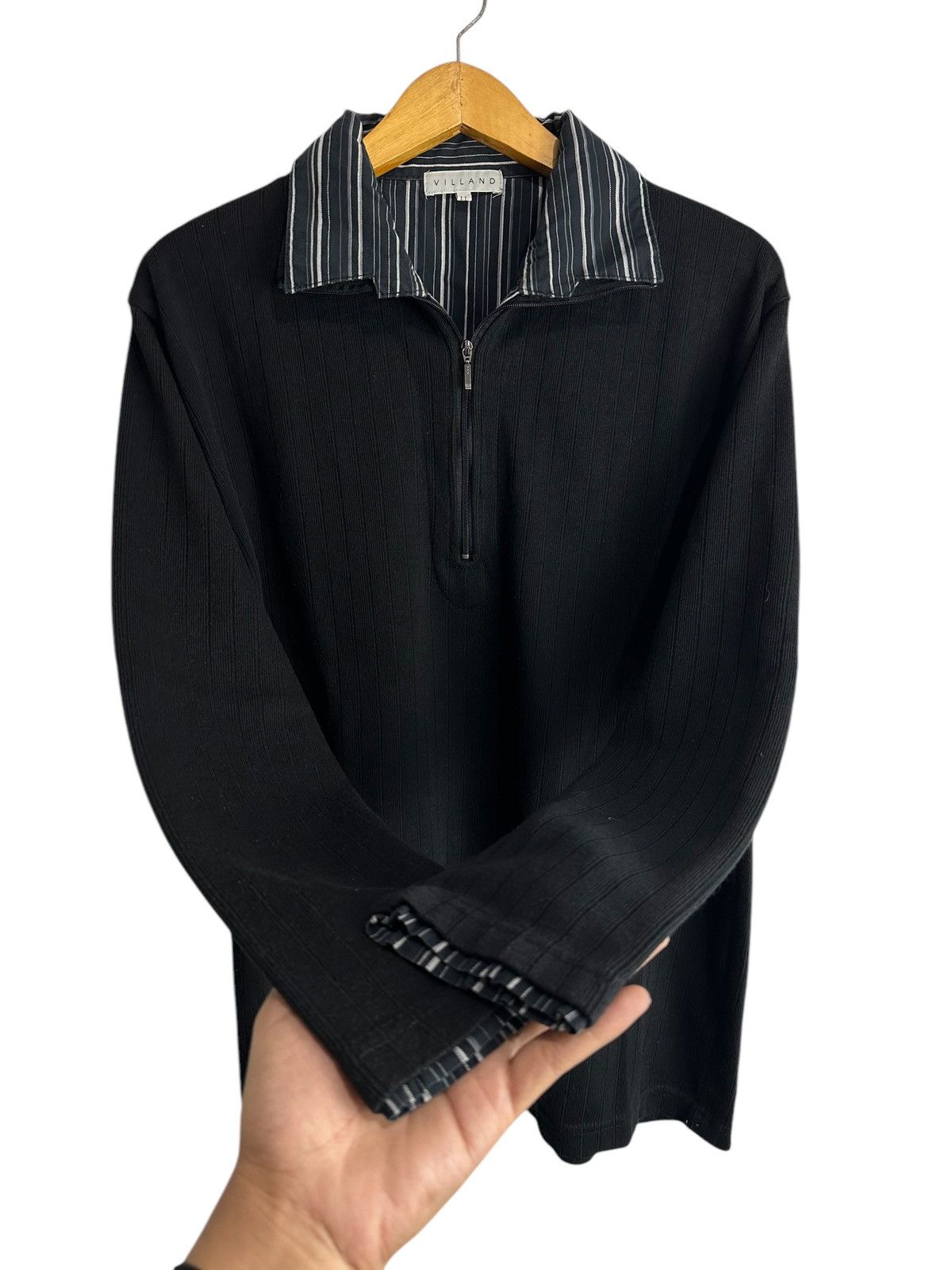 20471120 2000s VILLAND DOUBLE LAYER LONG SHIRT GOTHIC IFSIX LGH STYLE Size US L / EU 52-54 / 3 - 5 Thumbnail