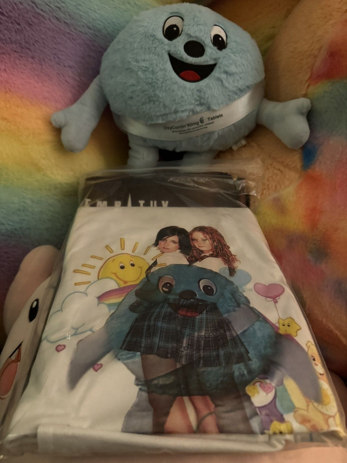 Death Grips × Praying praying x opioid crisis lookbook I LOVE TATU & OXYCONTIN Tee Size US XL / EU 56 / 4 - 2 Thumbnail