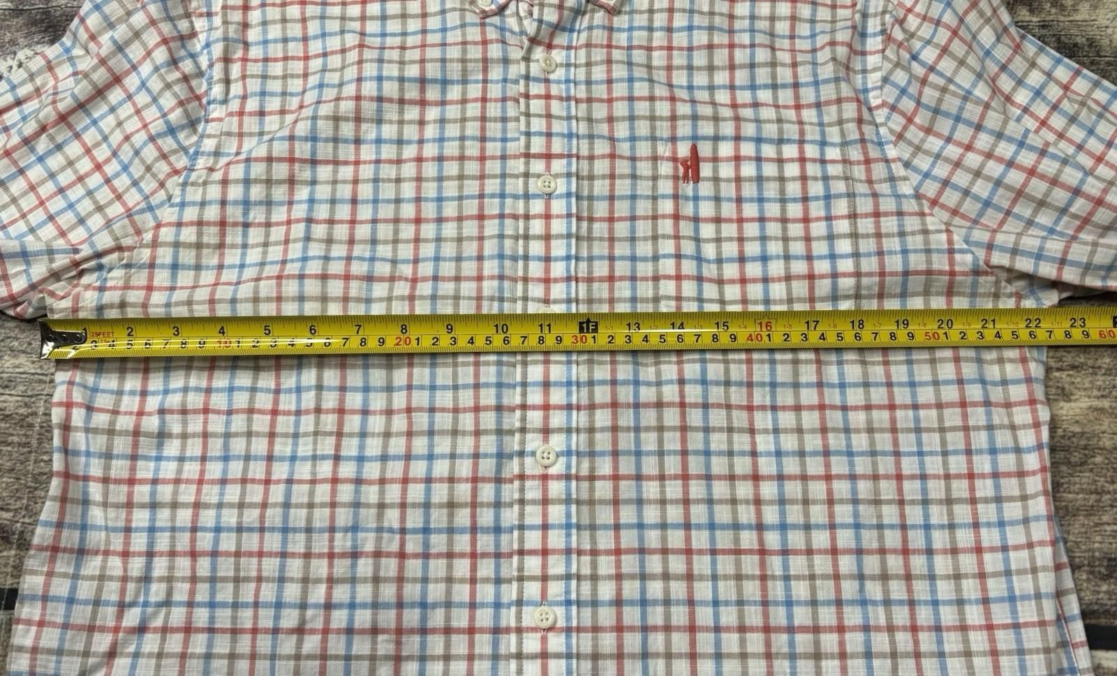 johnnie-O Johnnie O Shirt Mens Large Hangin' Out Check Button Down Size US L / EU 52-54 / 3 - 10 Thumbnail