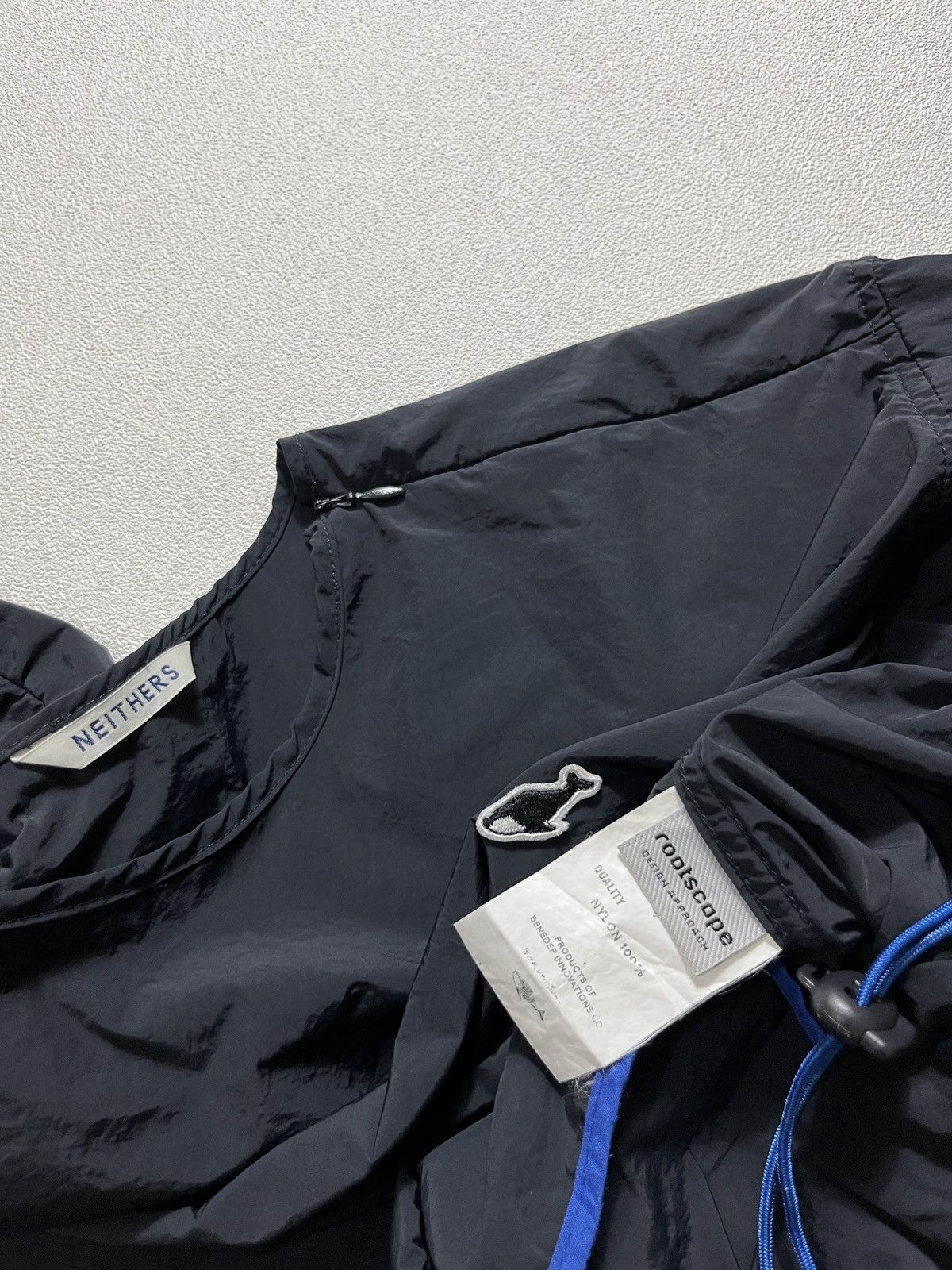 Beams Plus Neithers Round Neck Pullover Anorak Navy Size US L / EU 52-54 / 3 - 6 Thumbnail