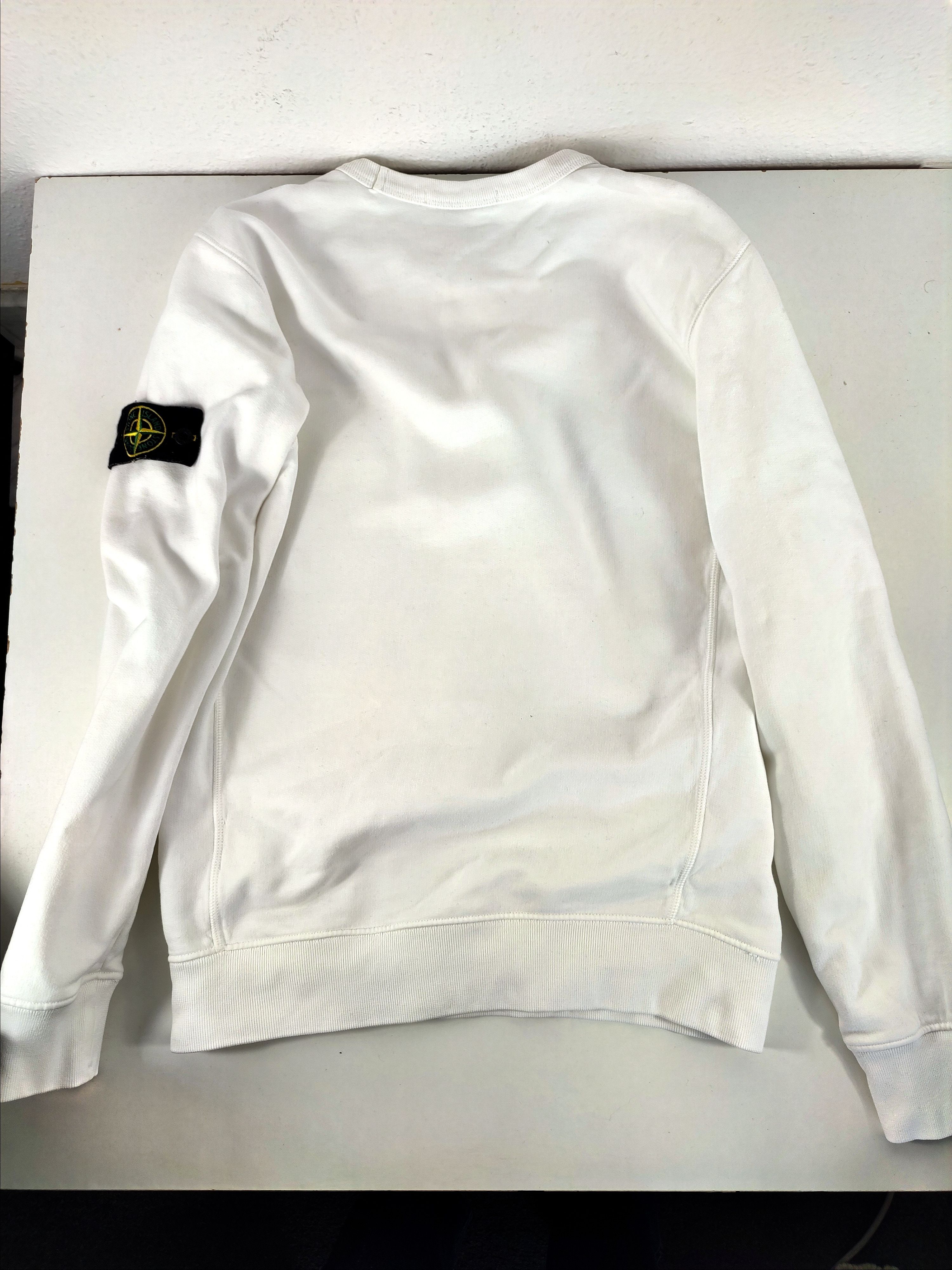 Stone Island Stone Island white crewneck Size US M / EU 48-50 / 2 - 3 Thumbnail