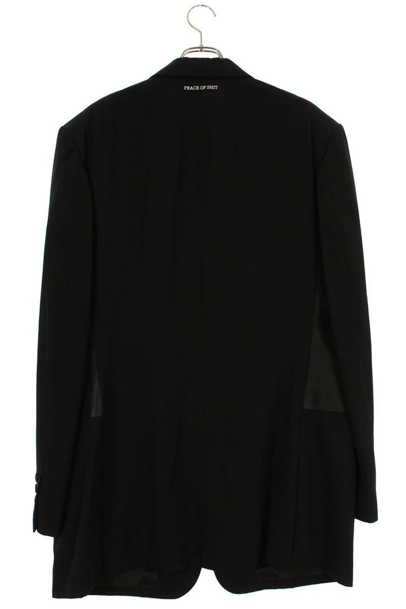 Yohji Yamamoto Yohji Yamamoto POUR HOMME//PEACE OF SHIT tailored jacket Size US XL / EU 56 / 4 - 2 Thumbnail