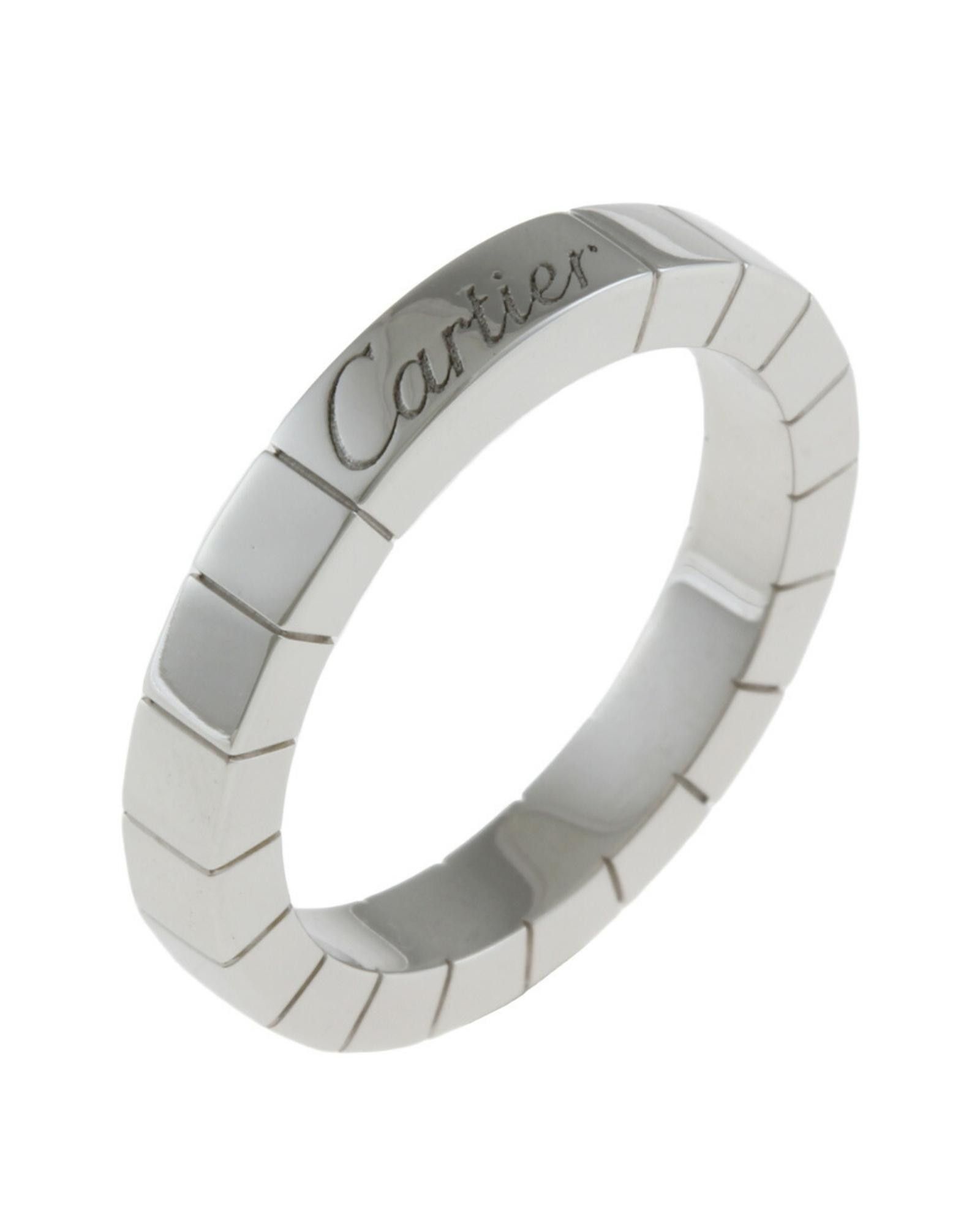 image of Cartier Laniere White Gold Ring in Silver, Women's
