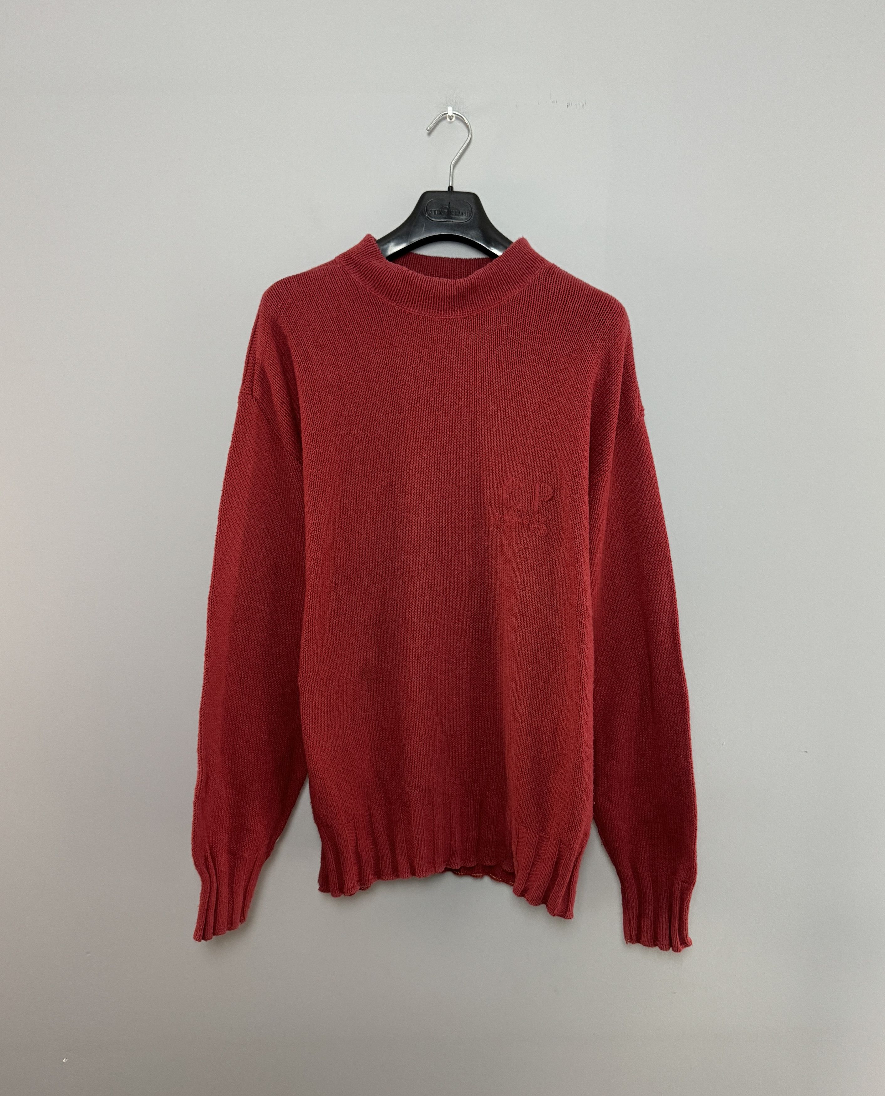 C.P. Company 80s 90s C.P. Company Knit Pullover Sweater Chest Logo Size 5 Size US XL / EU 56 / 4 - 1 Thumbnail