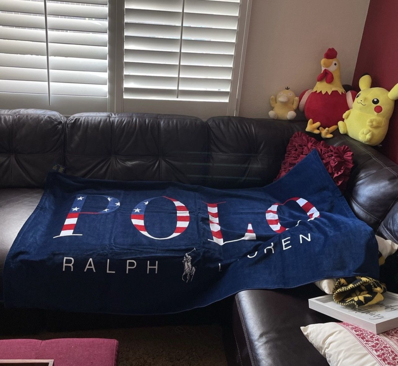 Polo Ralph Lauren NWT-RALPH LAUREN Red White & Navy “Stars and Stripes” POLO Size ONE SIZE - 3 Thumbnail