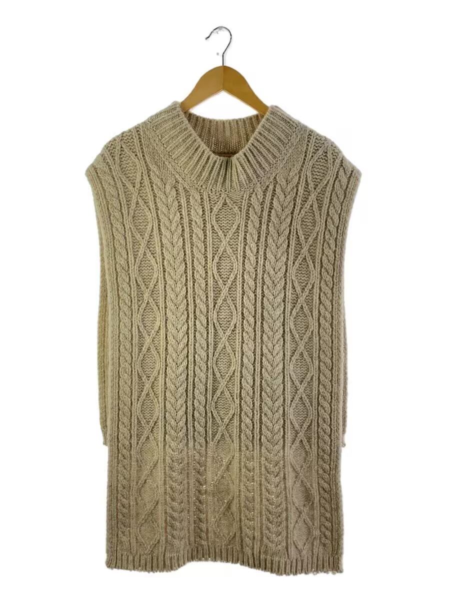 Maison Margiela Cable Knit Wool Sweater Vest Size US S / EU 44-46 / 1 - 1 Thumbnail